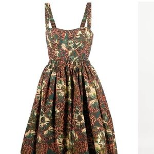 Floral Print Sleeveless Dress